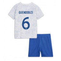 Maglie da calcio Francia Matteo Guendouzi #6 Seconda Maglia Bambino Mondiali 2022 Manica Corta (+ Pantaloni corti)